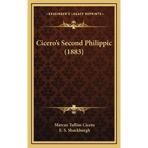 Cicero's Second Philippic (1883)