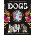 Dogs Go Around the World Colouring Book: Fun Dog Coloring Books for Adults and Kids 10+ for Relaxation and Stress-Relief
