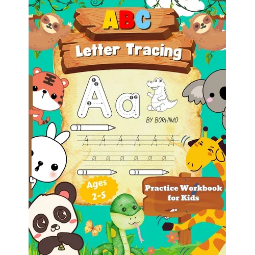 Letter Tracing Book for Kids 3-5 Years Old: Big Letter Tracing Book for Kids, Fun Activity Book (156 Pages)