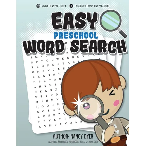 Easy Preschool Word Search: Activities PRESCHOOL workbooks for 3 4 5 year olds