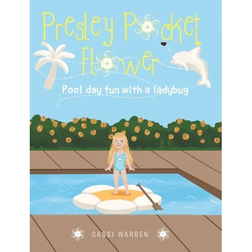 Presley Pocket Flower: Pool day fun with a ladybug