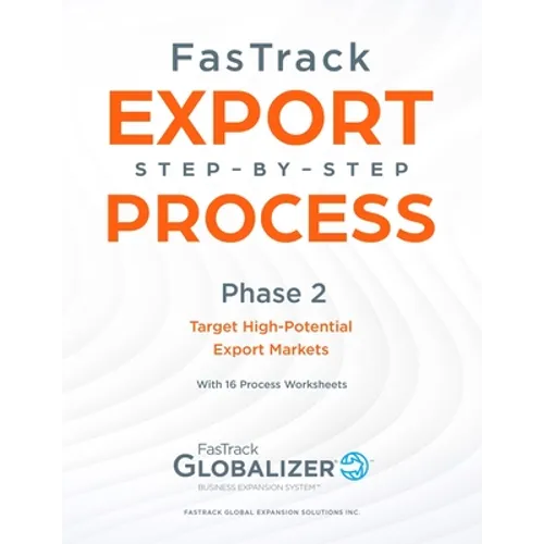 FasTrack Export Step-by-Step Process: Phase 2 - Target High-Potential Export Markets
