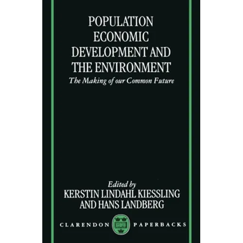 Population, Economic Development, and the Environment