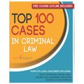 Top 100 Cases in Criminal Law: Legal Briefs