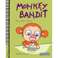 Monkey Bandit Eats with a Spoon