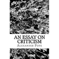 An Essay on Criticism