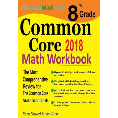 8th Grade Common Core Math Workbook: The Most Comprehensive Review for The Common Core State Standards