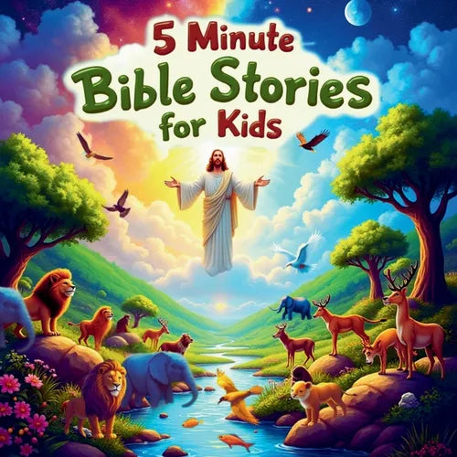 5 Minute Bible Stories for Kids: Bible Stories About Jesus and the Nativity: Short, Captivating Tales for Toddlers and Preschoolers