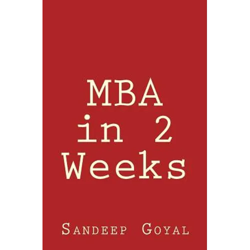 MBA in 2 Weeks