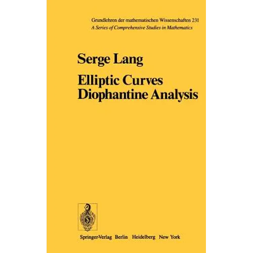 Elliptic Curves: Diophantine Analysis