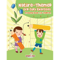 Nature-Themed Grid Copy Exercises: Drawing Book for Children