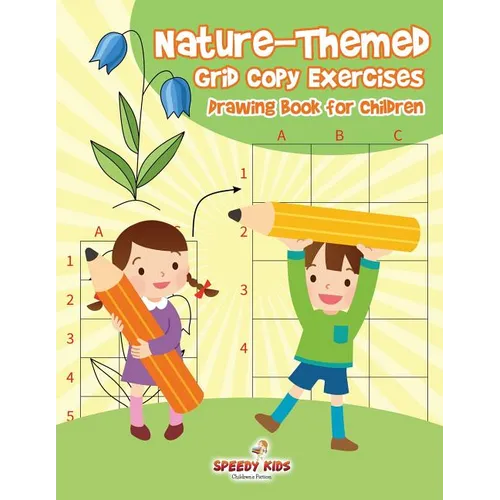 Nature-Themed Grid Copy Exercises: Drawing Book for Children