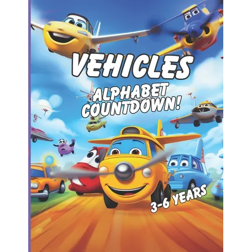 Alphabet Countdown: Vehicles!: Car, plane, motorbike all thing vehicle including fun facts!