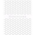 Honeycomb: Hex paper (or honeycomb paper), This large hexagons measure .5" per side.100 pages, 8.5 x 11.GET YOUR GAME ON: -)