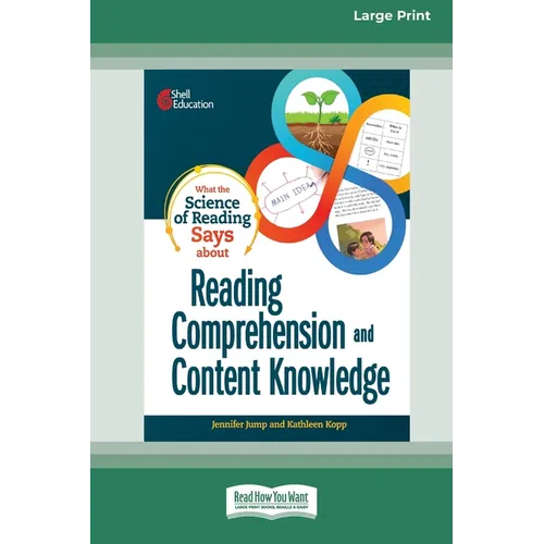 What the Science of Reading Says about Reading Comprehension and Content Knowledge [Standard Large Print]