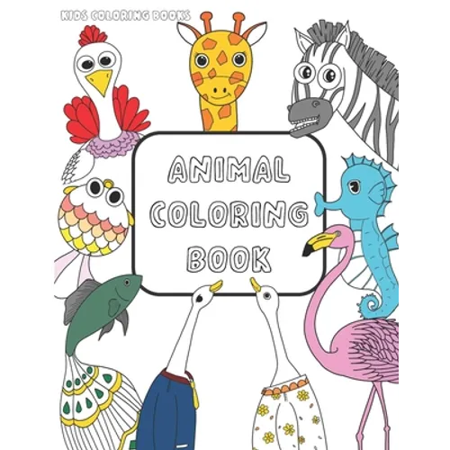 Kids Coloring Books Animal Coloring Book