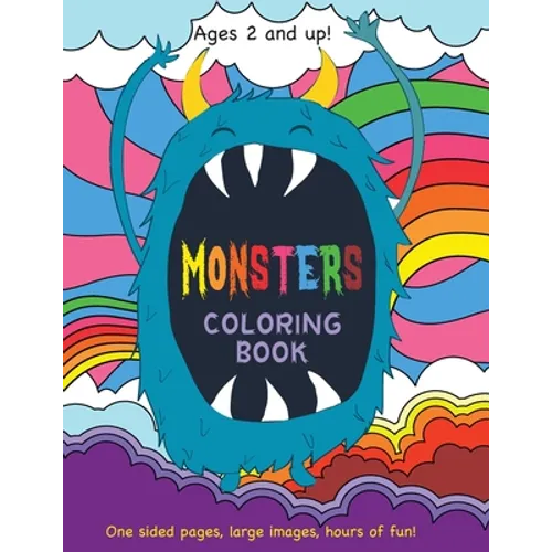 Monsters Coloring Book for Kids Ages 2 and Up!