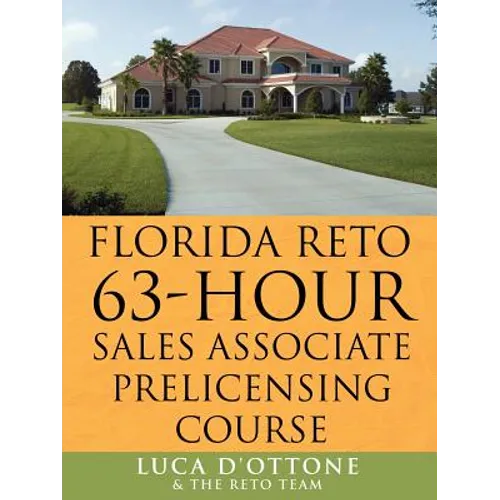 FLORIDA RETO 63 hours sales associate pre licensing course