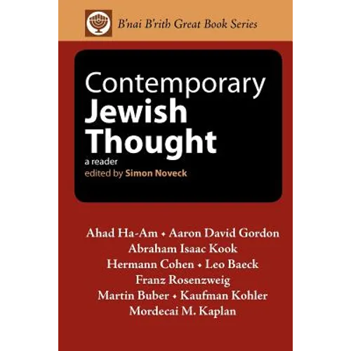Contemporary Jewish Thought: A Reader