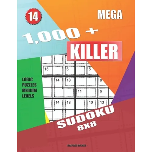 1,000 + Mega sudoku killer 8x8: Logic puzzles medium levels
