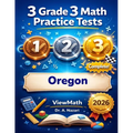 3 Oregon OSAS Grade 3 Math Practice Tests: Full-Length Test Prep with Detailed Answer Explanations