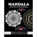 Mandala coloring book for adults relaxation Black background: MANDALAS PATTERN ON BLACK BACKGROUND. This collection of beautiful Mandala designs