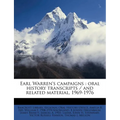 Earl Warren's Campaigns: Oral History Transcripts / and Related Material, 1969-197; Volume 02