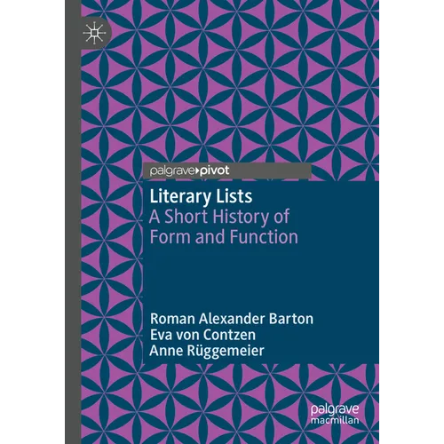 Literary Lists: A Short History of Form and Function