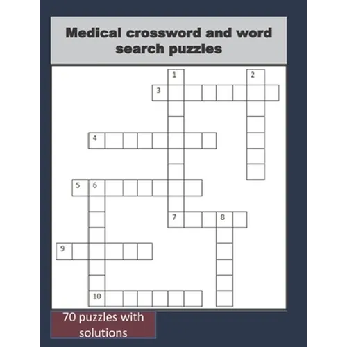 Medical crossword and word search puzzles