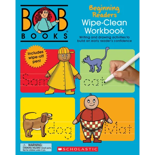 Bob Books - Wipe-Clean Workbook: Beginning Readers Phonics, Ages 4 and Up, Kindergarten (Stage 1: Starting to Read)