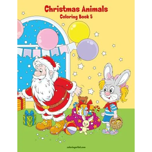 Christmas Animals Coloring Book 5