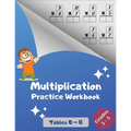 Multiplication Practice Workbook, Tables 0-11, Grades 3-5: Multiplications with Digits 0 to 11; Over 1700 Math Drills; Multiplication Table included.