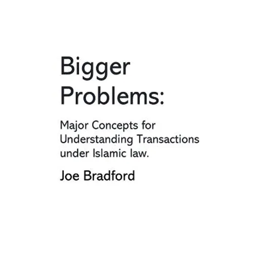 Bigger Problems: Major Concepts for Understanding Transactions under Islamic law