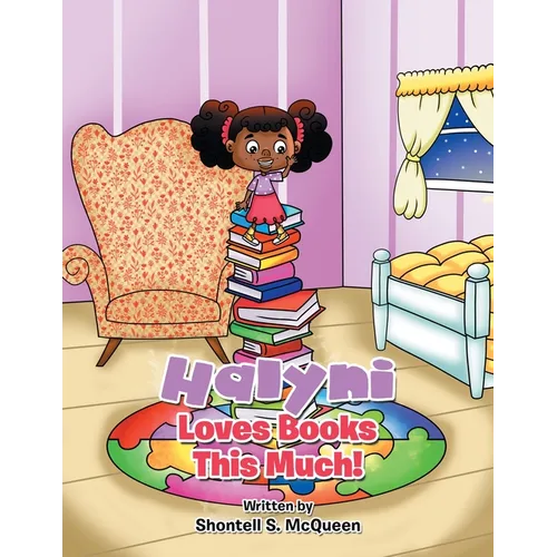 Halyni Loves Books This Much!