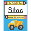 I Can Write My Name: Silas: Personalized Name Writing Practice