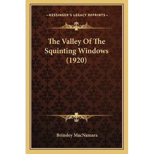 The Valley Of The Squinting Windows (1920)
