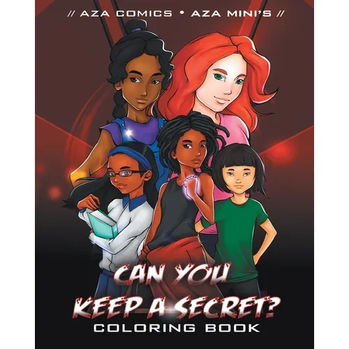 Aza Comics Can You Keep A Secret? Coloring Book