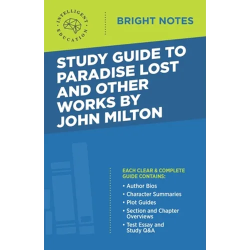 Study Guide to Paradise Lost and Other Works by John Milton