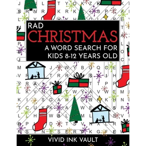 Rad Christmas - A Word Search for Kids 8-12 Years Old