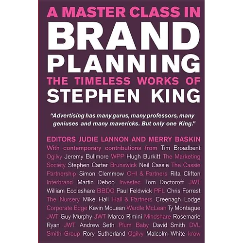 A Master Class in Brand Planning: The Timeless Works of Stephen King