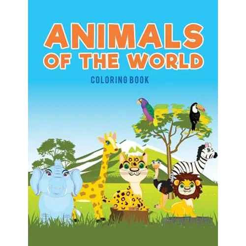 Animals of the world coloring Book