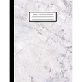 Graph Paper Notebook: Marble Cover Design - Quad Ruled - 120 Pages - 8.5" X 11" - Matte Finished Soft Cover