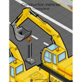 Construction Vehicles Coloring Book 1