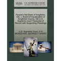 People's Nat Bank of Kingfisher, Okl, V. Board of Equalization of Kingfisher County, Okl U.S. Supreme Court Transcript of Record with Supporting Plead