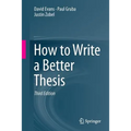 How to Write a Better Thesis