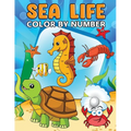 Sea Life Color By Number: Activity Book for Kids, Toddlers, Preschoolers, Kindergarten