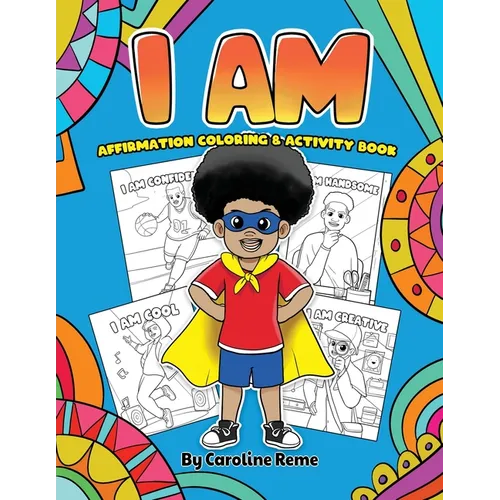 I AM affirmation coloring and activity book