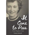It Came to Pass