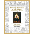 Twenty Mysteries of the Rosary Coloring Book: with Illustrations of Art Masterpieces and Bible Stories for Catholic/Christian Children