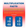 Multiplication Facts Practice Worksheets Arithmetic Workbook with Answers: Reproducible Timed Math Drills: Multiplying the Numbers 0-12